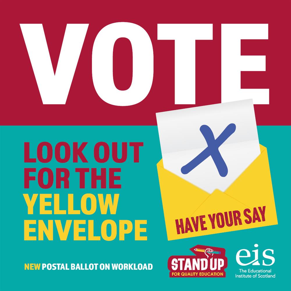 Look out for your yellow envelope